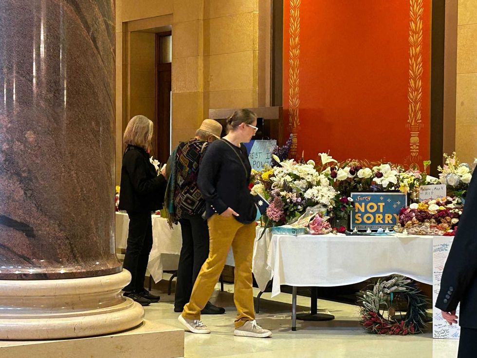 Hortman Lie In State