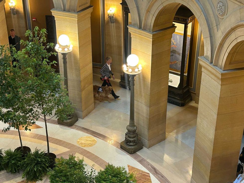 Hortman Lie in State