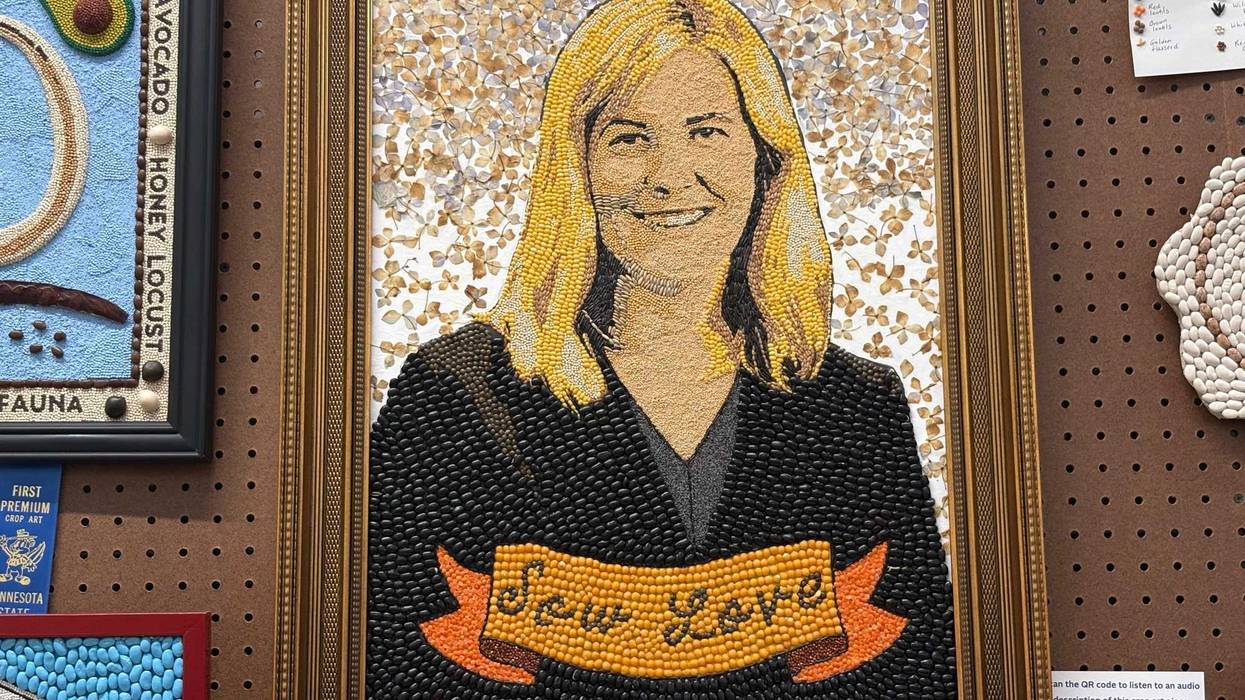 Hortman, the former state representative and house speaker who was gunned down in her home in June in an act of political violence, was recreated in Minnesota-grown seeds, stems and other plant parts.