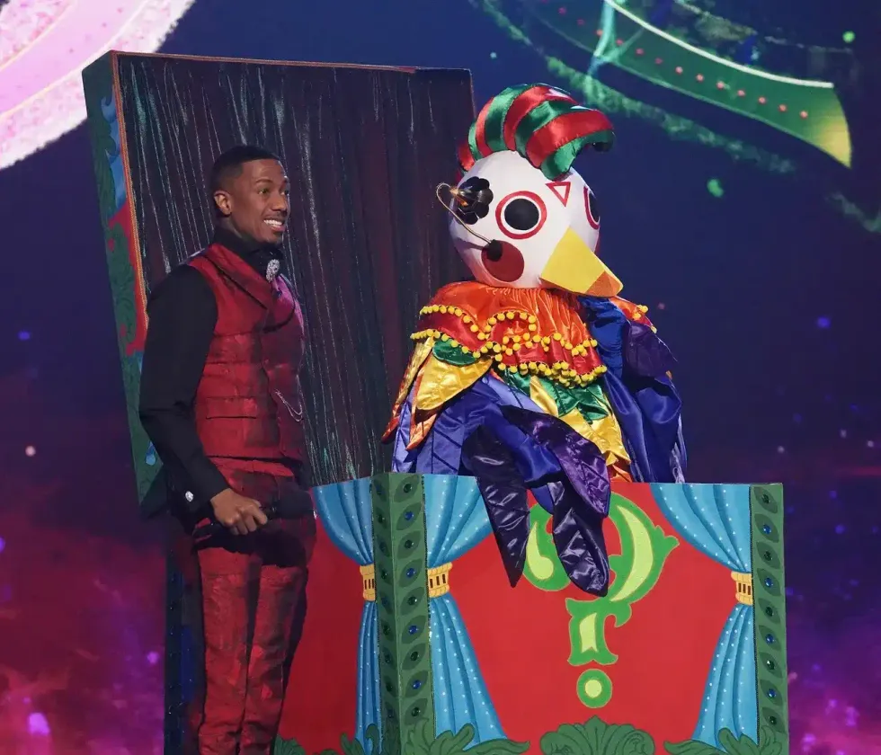 Host Nick Cannon on the April 20, 2022 episode of "The Masked Singer."