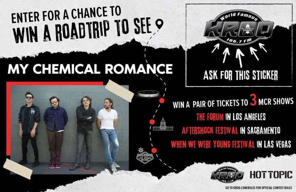 Hot Topic My Chemical Romance KROQ
