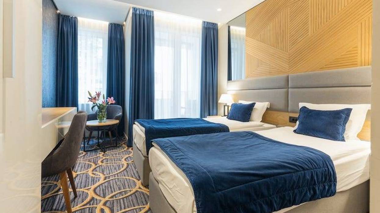 Hotel Room, Two Beds