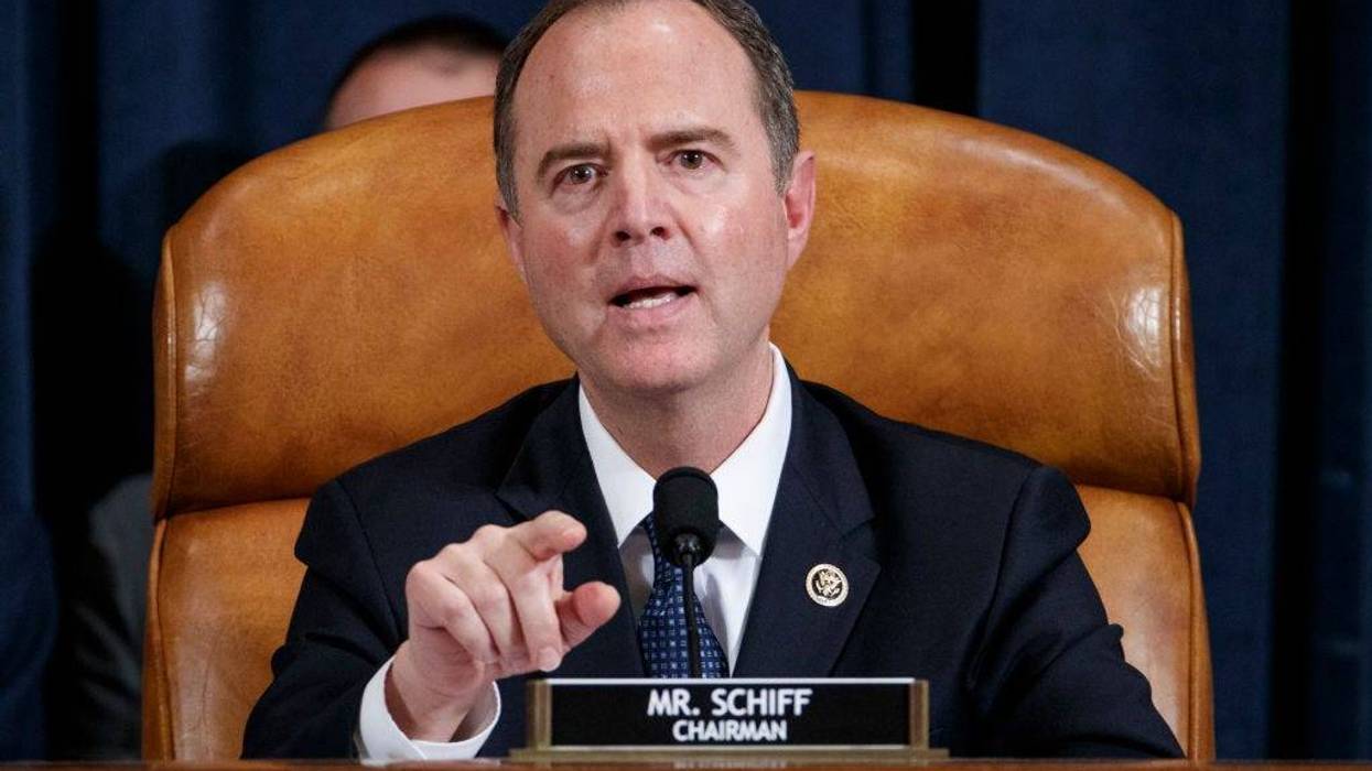House Intelligence Committee Chairman Adam Schiff (D-CA) delivers his closing remarks before the House Intelligence Committee in the Longworth House Office Building on Capitol Hill November 19, 2019 in Washington, DC.