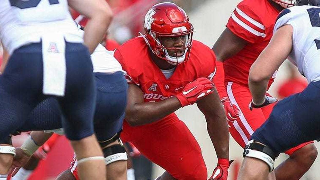Houston Cougars defensive tackle Ed Oliver