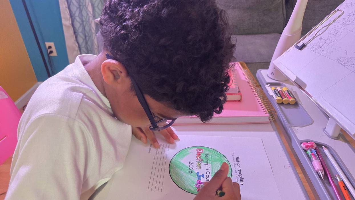 How one kid’s creation will show up on 6,000 poll workers at the midterms