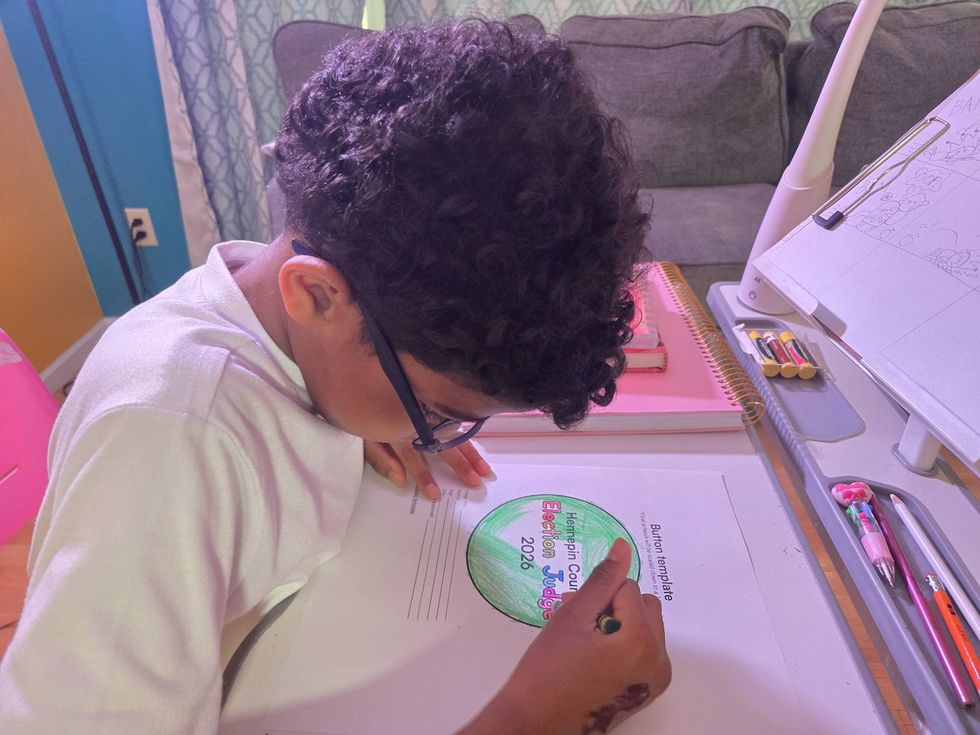 How one kid’s creation will show up on 6,000 poll workers at the midterms