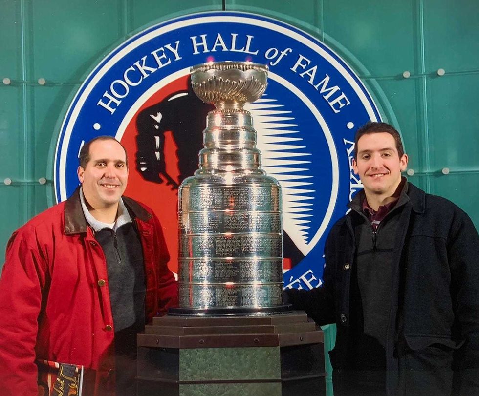 Howard and Jeremy with the Stanley Cup