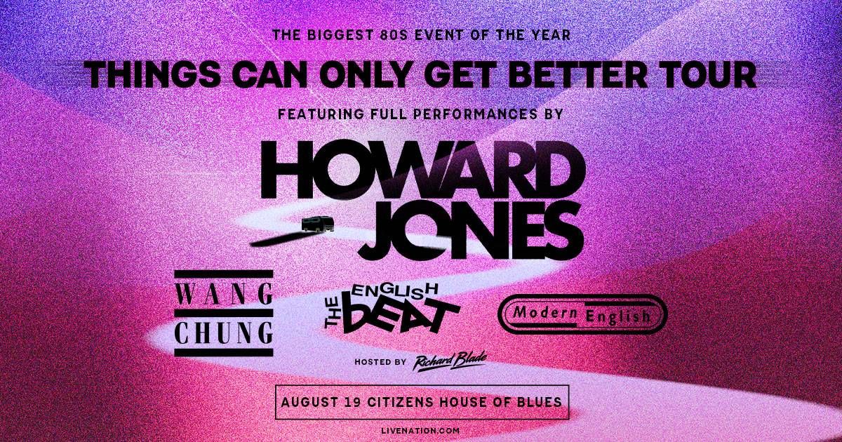 Howard Jones Ticket Sweepstakes