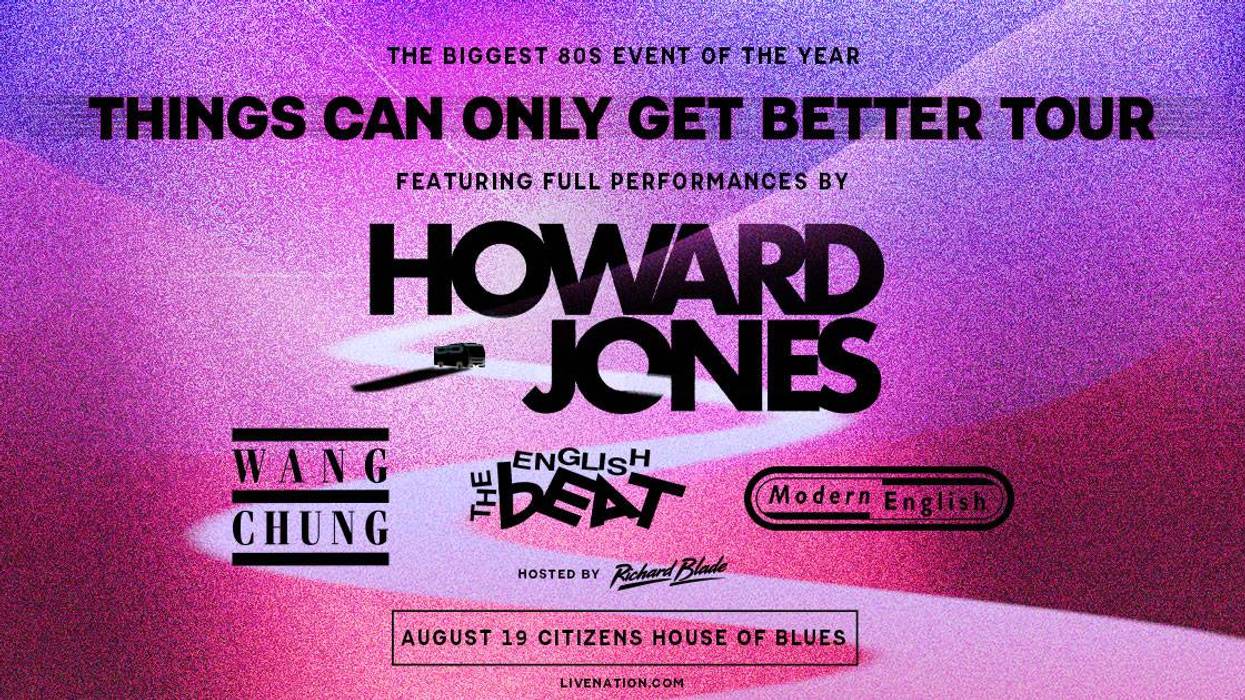 Howard Jones Ticket Sweepstakes