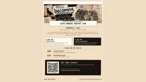 10th Annual Poetry Jam: Still Becoming