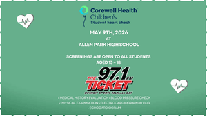 Student Heart Check at Allen Park High School
