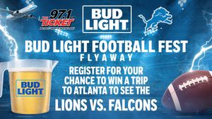 97.1 The Ticket Bud Light Football Fest - Buffalo Wild Wings - Detroit