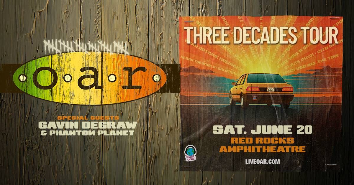 O.A.R Red Rocks Tickets