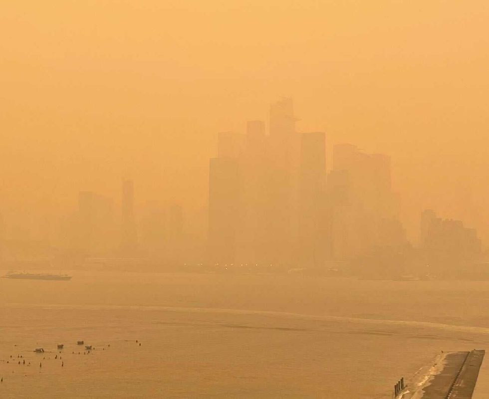 Hudson Yards as seen from Hoboken on June 7, 2023