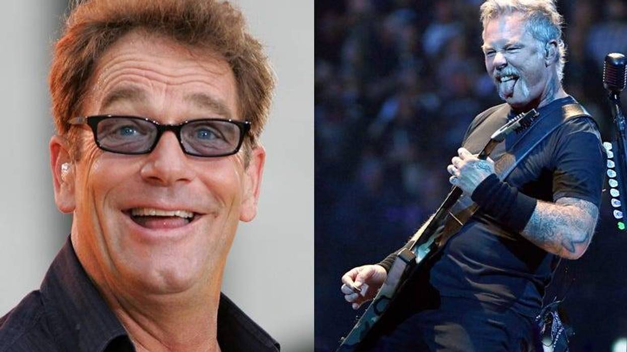 Huey Lewis and James Hetfield