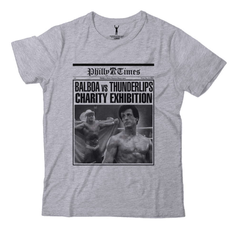 Hulk Hogan/Sylvester Stallone t-shirt