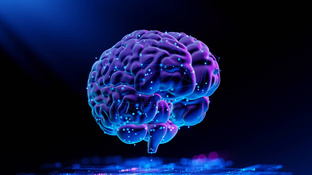 Human Brain - Futuristic Concept of Intelligence, science and mind