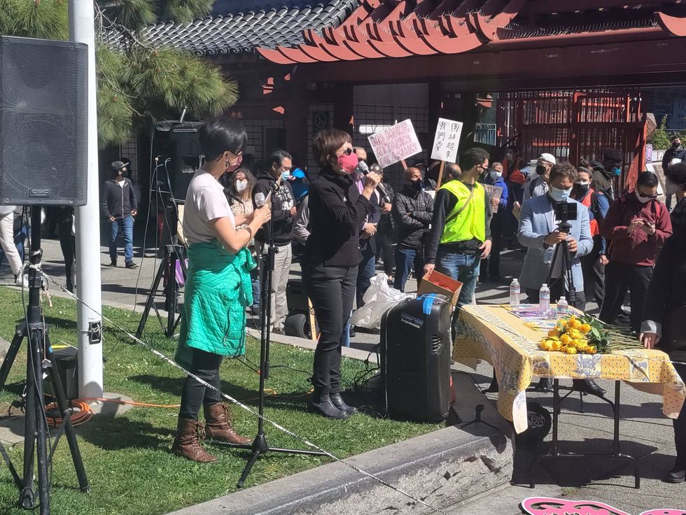 Hundreds gathered in San Francisco
