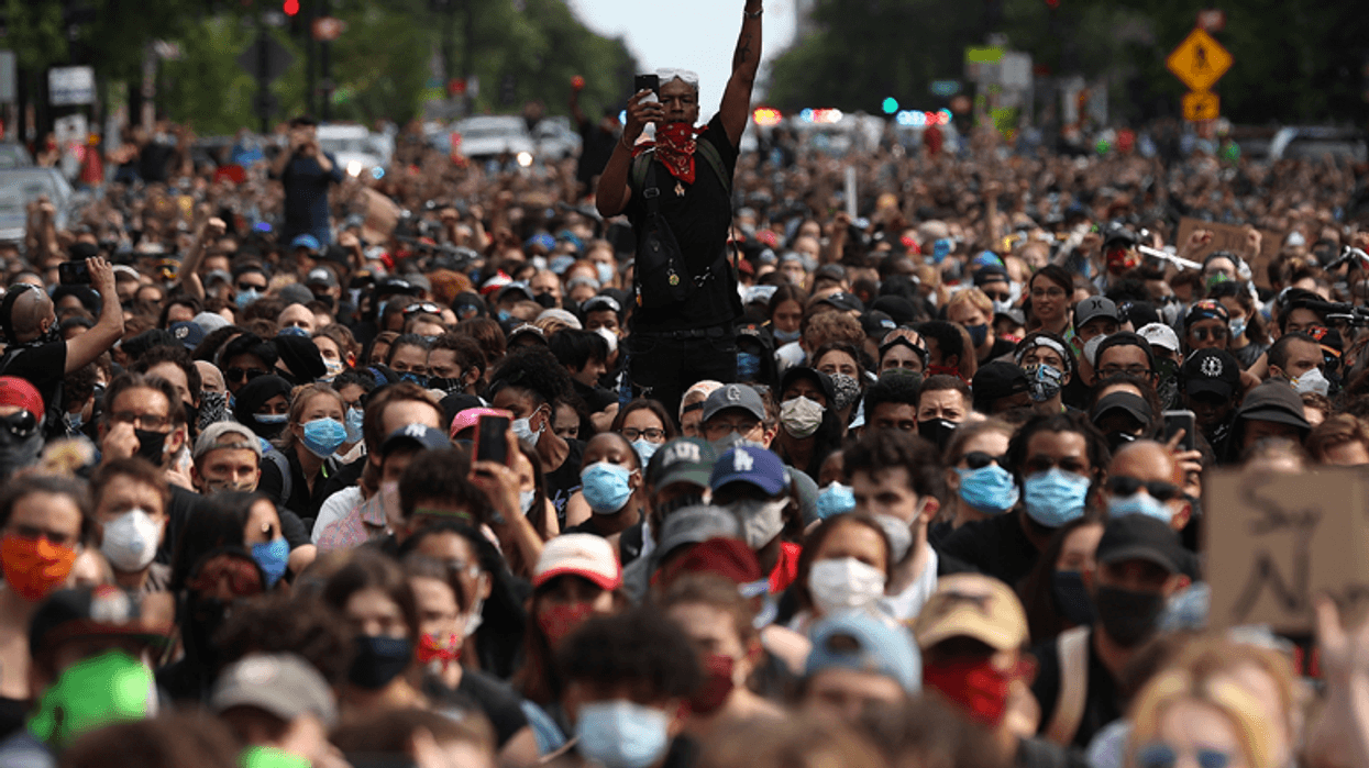 hundreds of demonstrators march to protest against police brutality demonstrators march to protest against police brutality and the death of George Floyd, on June 2, 2020 in Washington, DC. Protests continue to be held in cities throughout the country