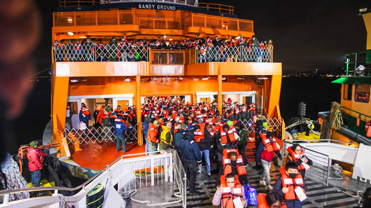 Hundreds of passengers had to be removed from the ferry to other ships before they were brought to the St. George Ferry Terminal on Staten Island