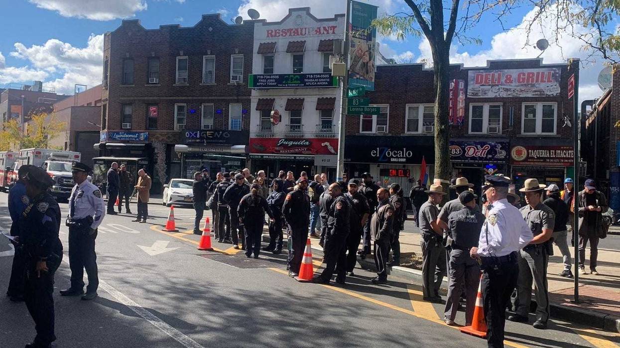 Hundreds of police officers were surged to the Roosevelt Avenue corridor to combat crime and quality of life issues