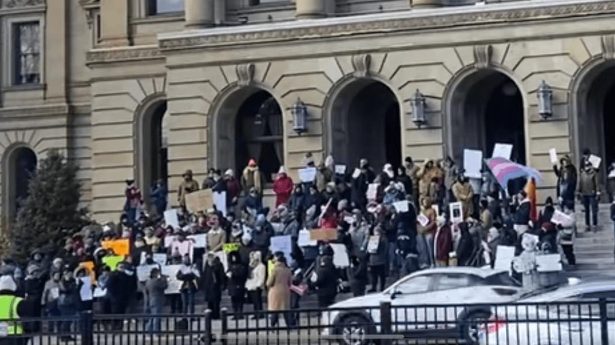Hundreds protest the Trump administration in Wilkes-Barre