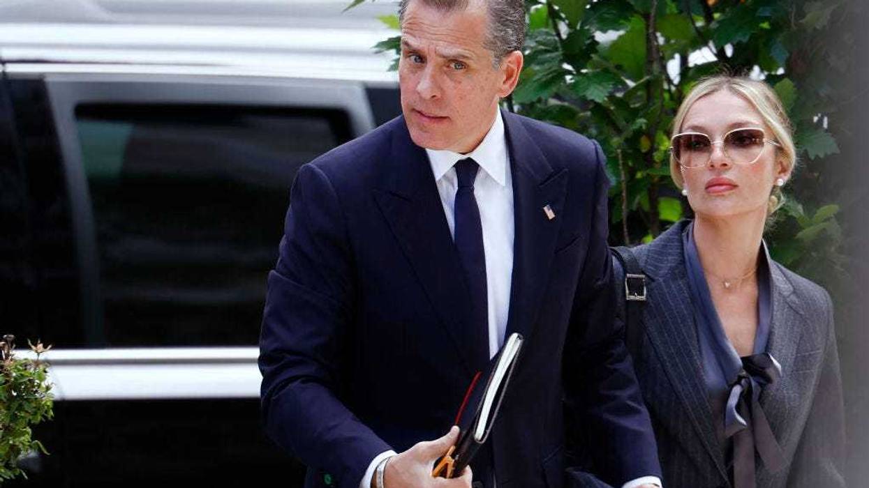 Hunter Biden, son of U.S. President Joe Biden, arrives with his wife Melissa Cohen Biden to the J. Caleb Boggs Federal Building on June 3 2024, in Wilmington, Delaware.