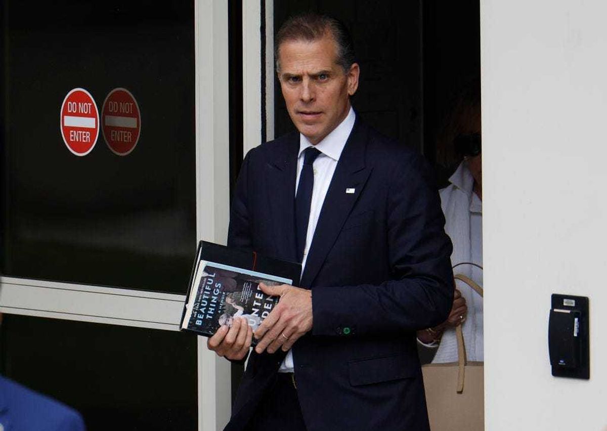 Hunter Biden, the son of U.S. President Joe Biden, leaves the J. Caleb Boggs Federal Building on June 06, 2024 in Wilmington, Delaware.