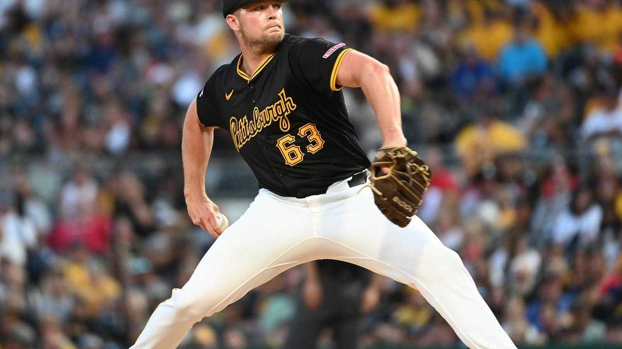 Hunter Stratton pitching at PNC Park