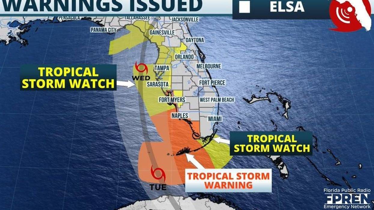 Hurricane Elsa Watches and Warnings