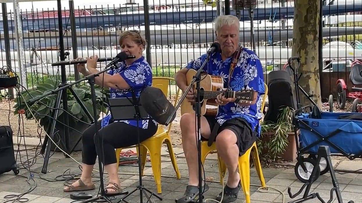 husband-and-wife musical duo Rusty and Jan