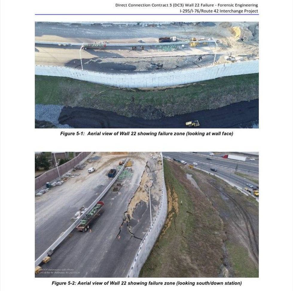 I-295 wall that collapsed last year was poorly designed, new report finds