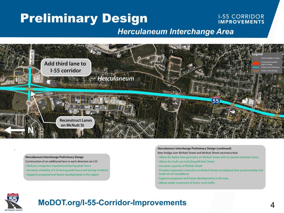 I-55 Corridor Preliminary Design: Herculaneum
