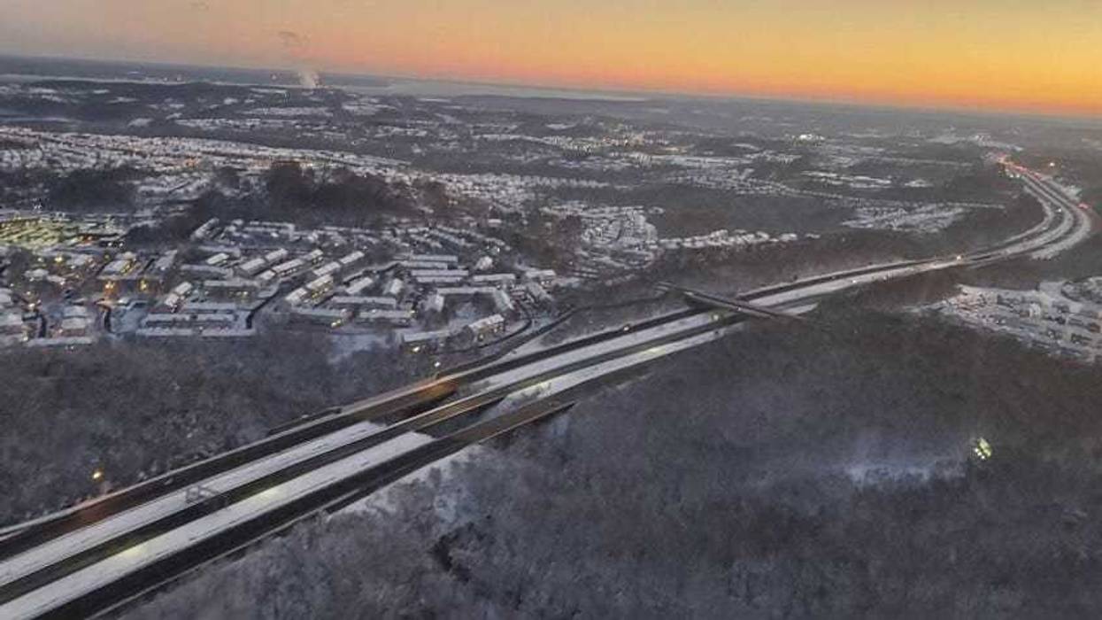 I-95 in Fredericksburg following the January 3rd storm.