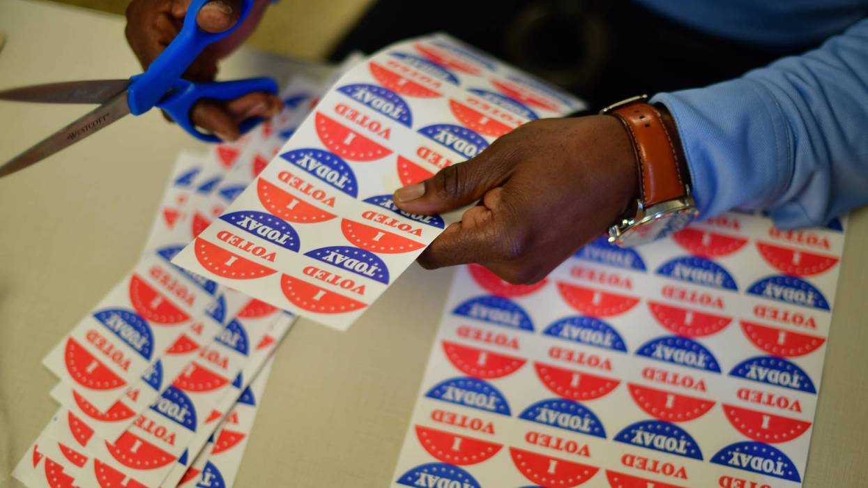 “I VOTED TODAY” stickers