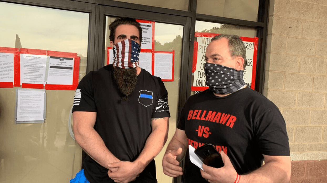 Ian Smith and Frank Trumbetti of Atilis Gym in Belmawr, N.J.