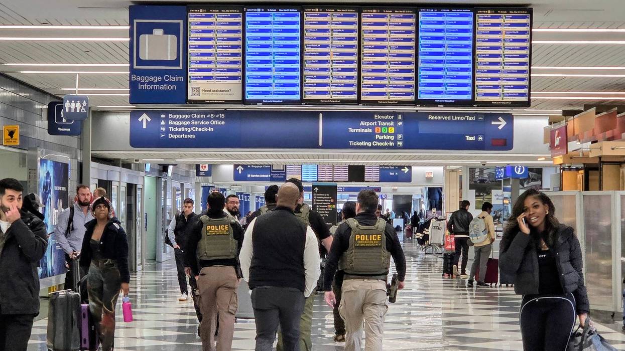 ICE agents at O'Hare