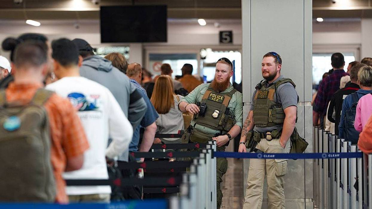 Are ICE agents helping with long airport security lines? So far, it looks like the answer is no