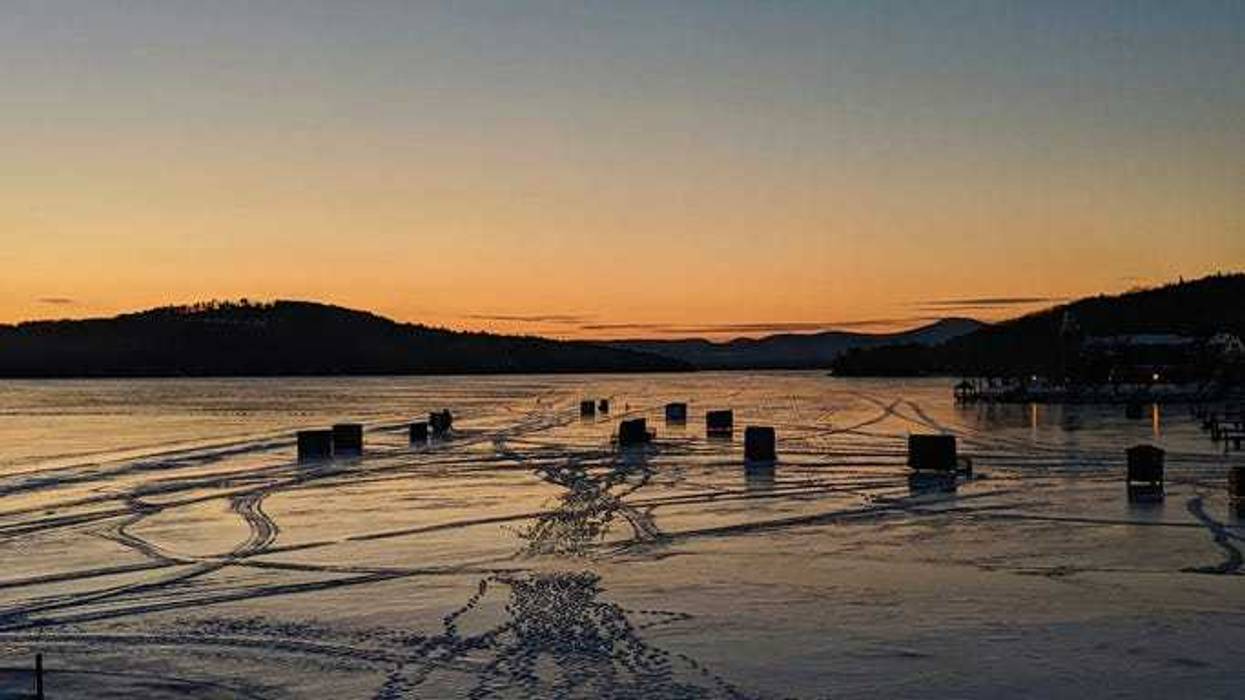 Ice fishing shanties.