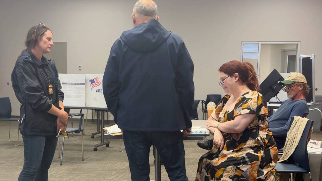 ICE Poll Worker