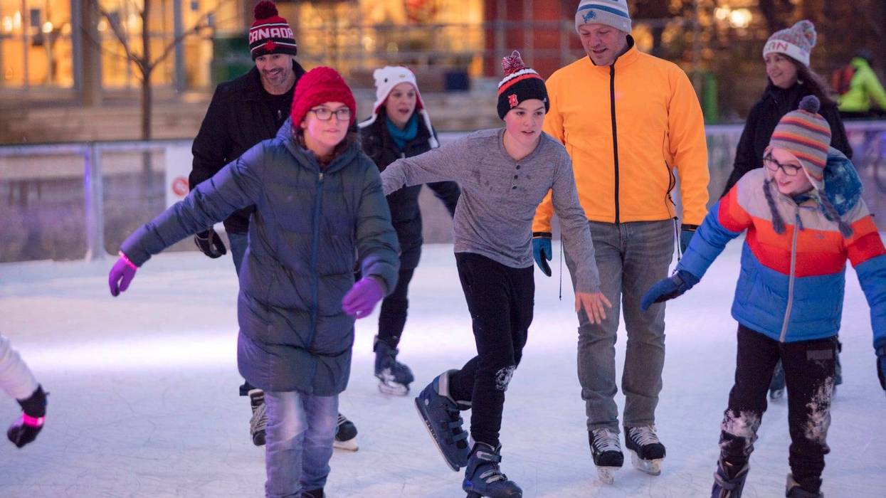 Ice Skating at Winter Blast