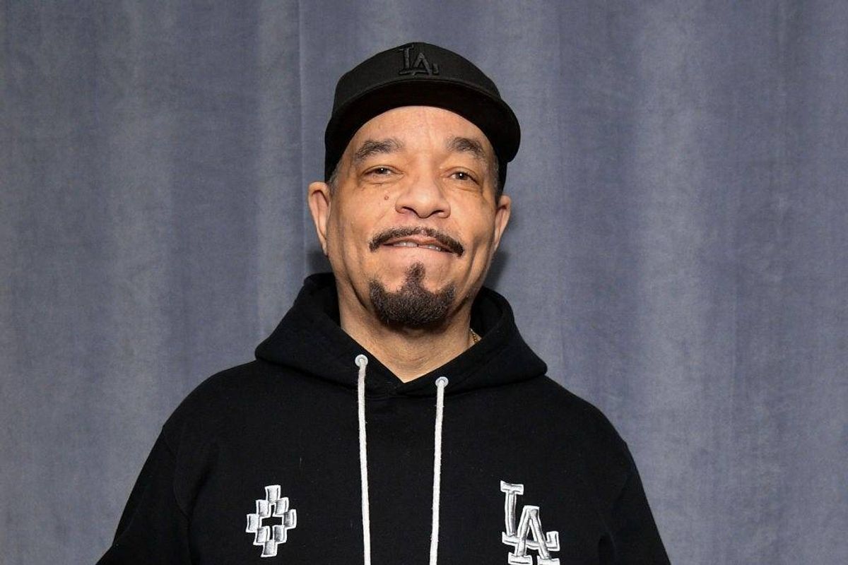 Ice-T visits SiriusXM Studios on February 18, 2020 in New York City.