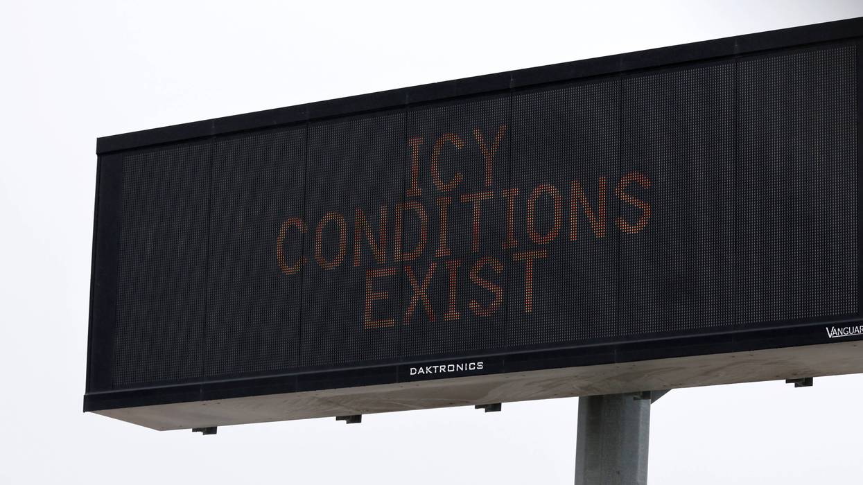 Icy Conditions Exist