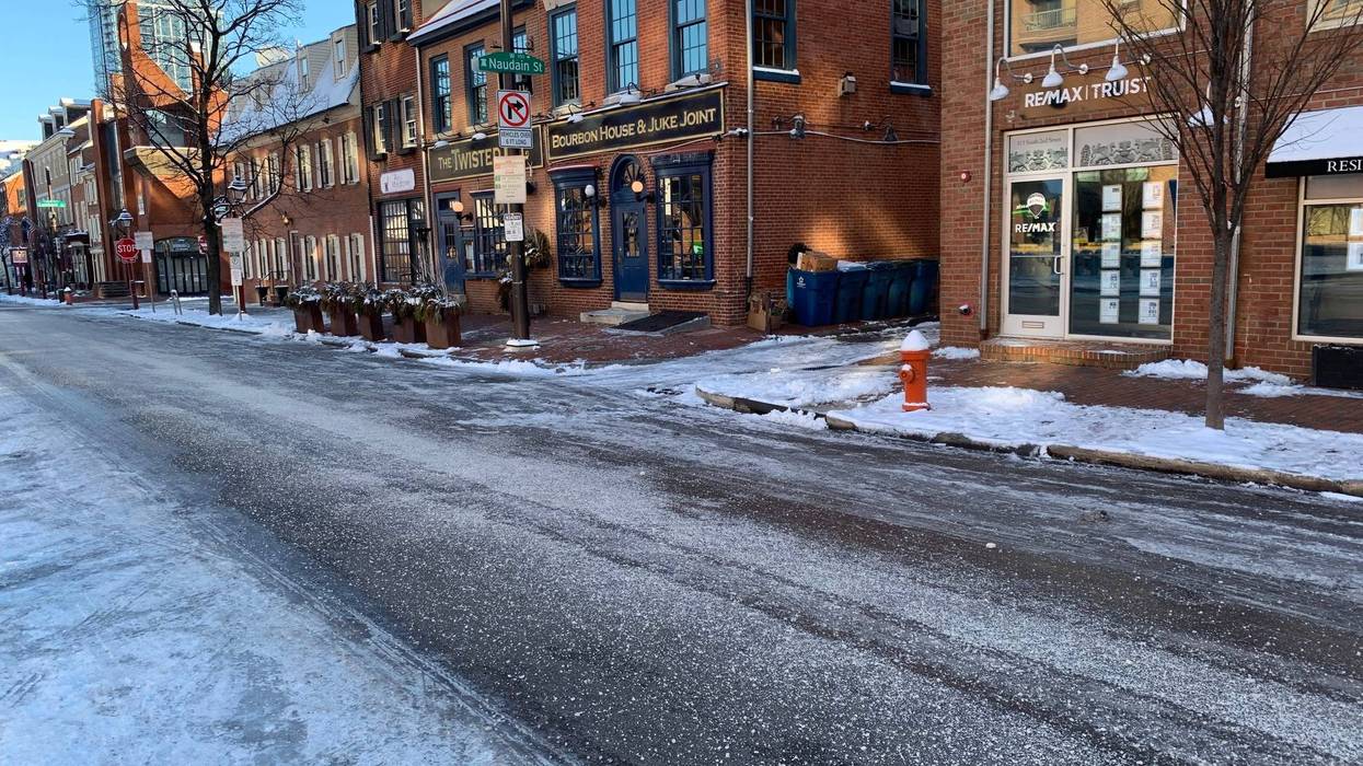 icy road