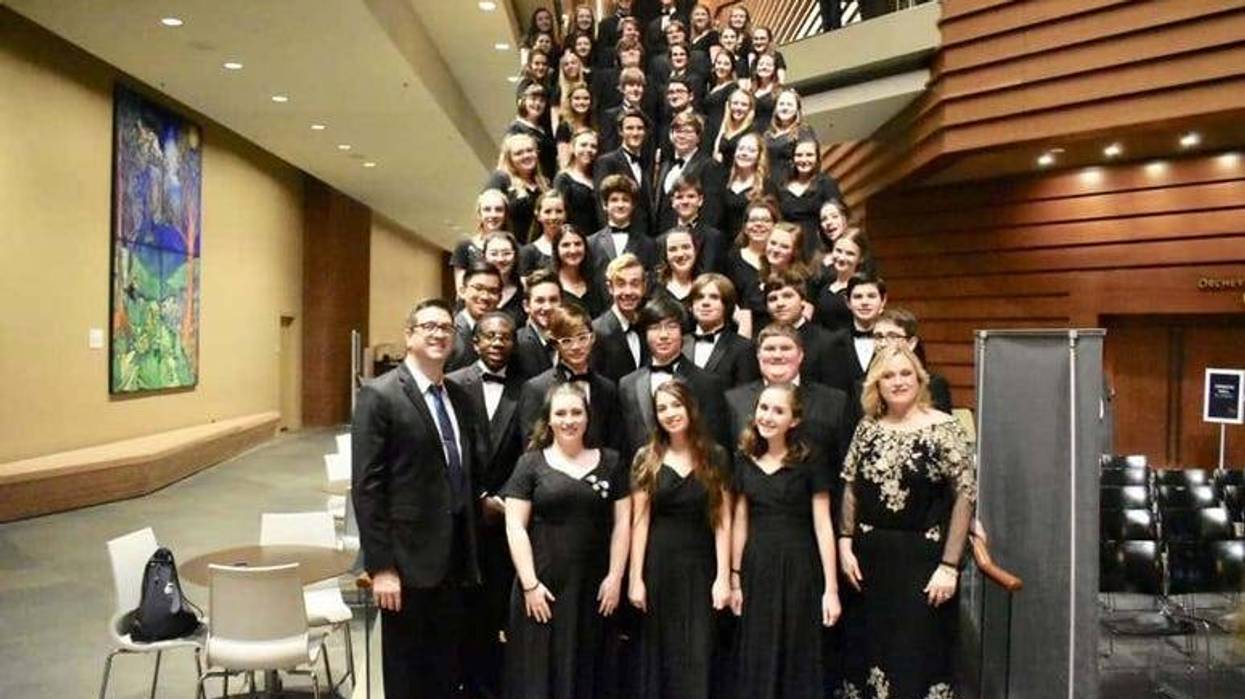 ICYMI: Our 9-12 Division Winners of our Christmas Choir Competition Brought the House Down at the Kimmel Center!