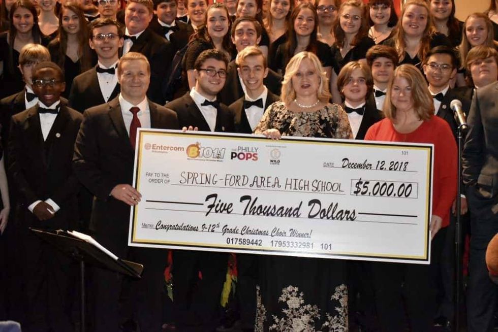 ICYMI: Our 9-12 Division Winners of our Christmas Choir Competition Brought the House Down at the Kimmel Center!