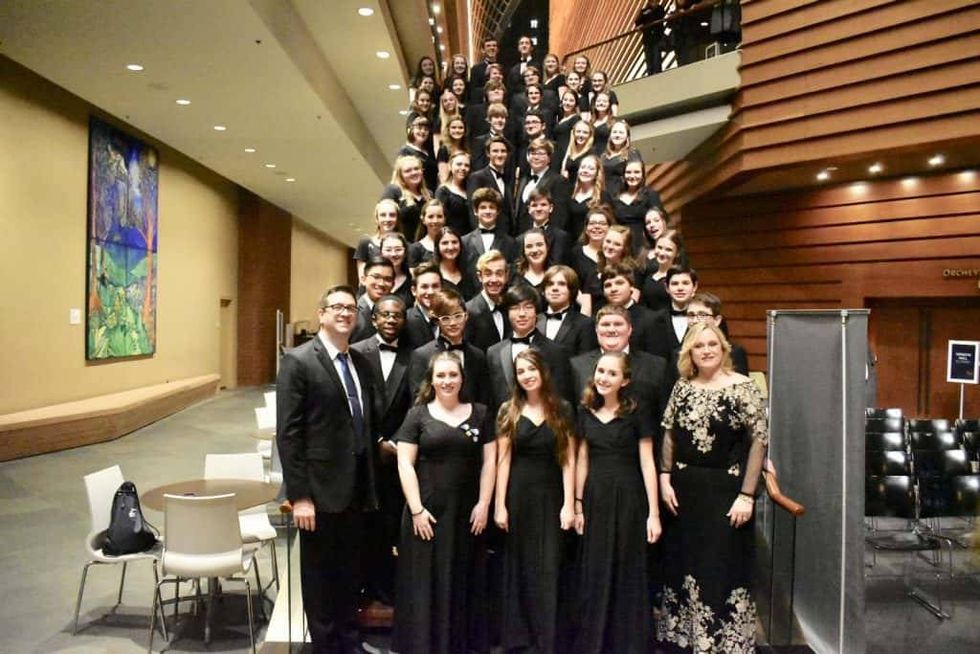 ICYMI: Our 9-12 Division Winners of our Christmas Choir Competition Brought the House Down at the Kimmel Center!