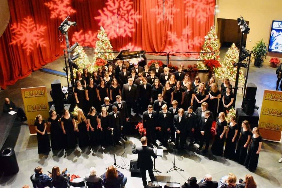 ICYMI: Our 9-12 Division Winners of our Christmas Choir Competition Brought the House Down at the Kimmel Center!