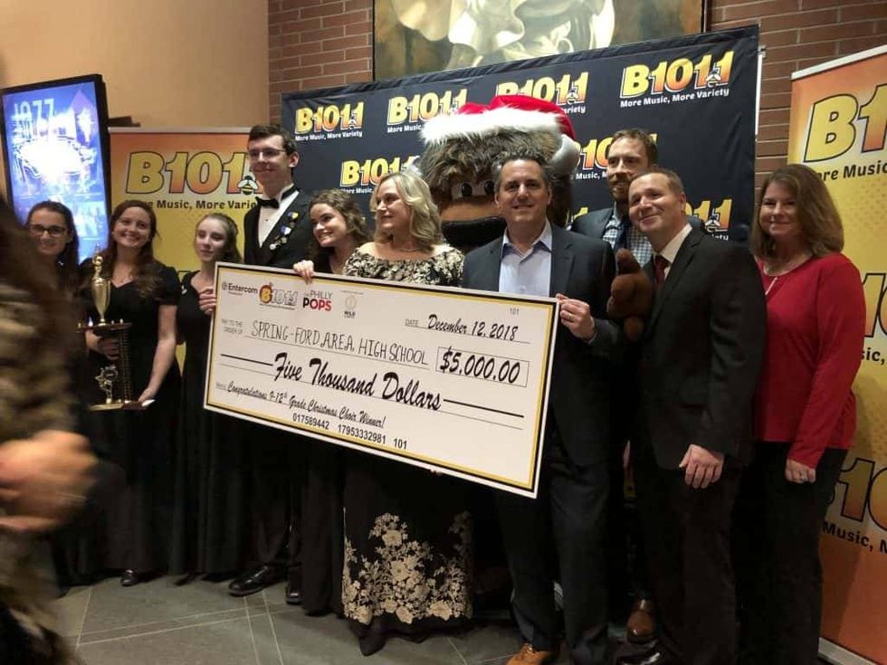 ICYMI: Our 9-12 Division Winners of our Christmas Choir Competition Brought the House Down at the Kimmel Center!