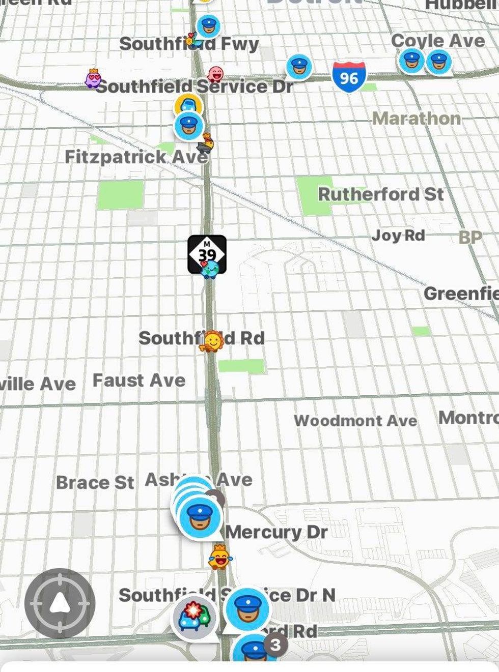 If you feel the need to speed on Southfield Freeway, police said there